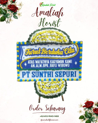 Papan Bunga Duka di Arse