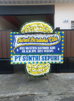 Papan Bunga Duka di Arse