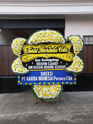 Papan Bunga Duka di Arse