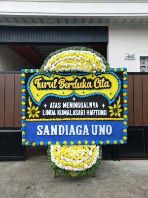 Papan Bunga Duka di Arse